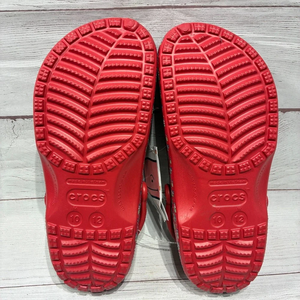 Crocs‎ x Vineyard Vines Classic Clog M10 W12 Holiday Jibbitz Christmas